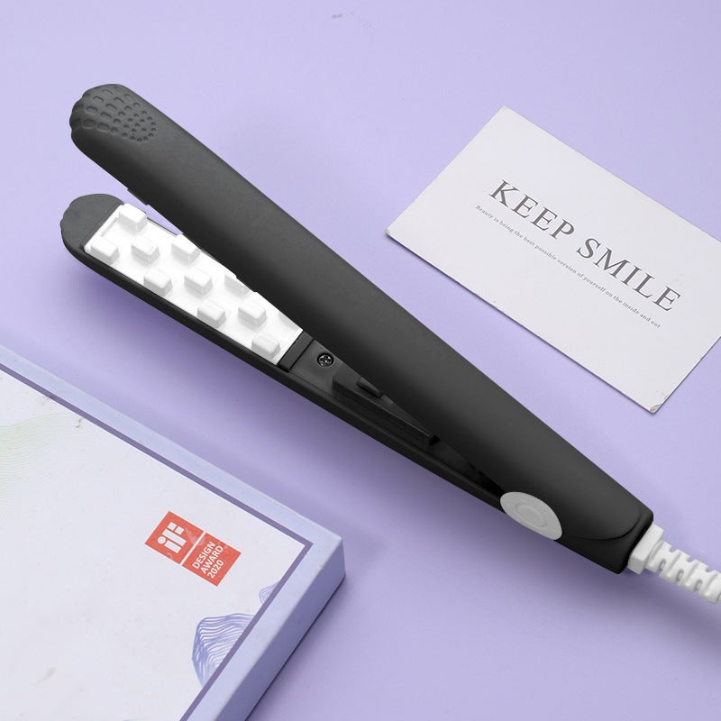 Electric Hair Straightener And Curler Dual-Use Small Straightening And Curling Bangs Tool Portable Curling Iron - Image 1